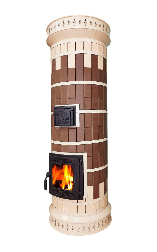 Печь отопительная "ЛАДУШКА" в кирпичной облицовке Керма-Лето