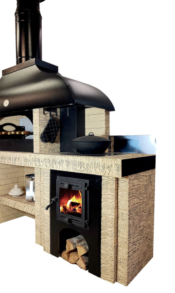 Модуль "МАНГАЛ+КАЗАН+ТАНДЫР" (береза)