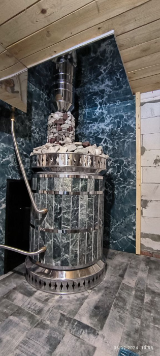 Печь банная «РУССКАЯ БАНЯ» в змеевике