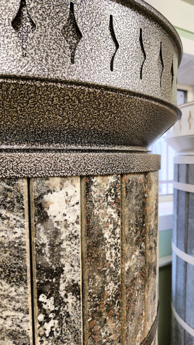 Печь отопительная "ЛАДУШКА" в амфиболите