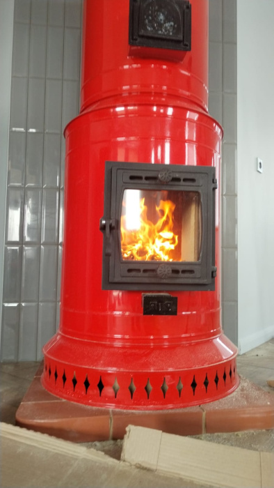 Печь круглая отопительная "ГОЛЛАНДКА КДМ-15"