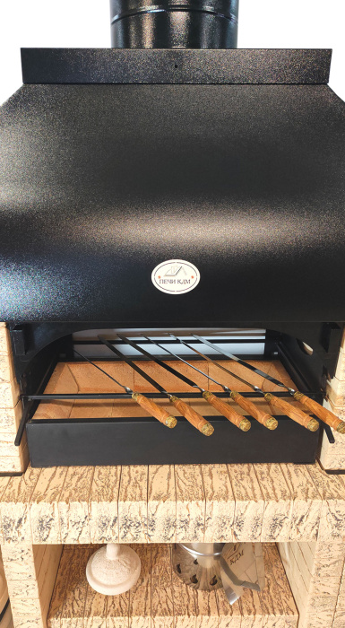 Модуль "МАНГАЛ+КАЗАН+ТАНДЫР" (береза)