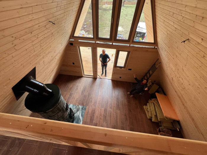 Печь отопительная "СУДАРЫНЯ" в змеевике