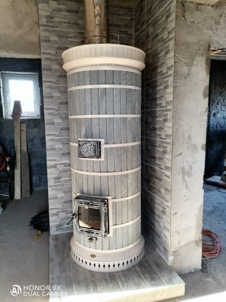 Печь отопительная "СУДАРЫНЯ" в талькохлорите