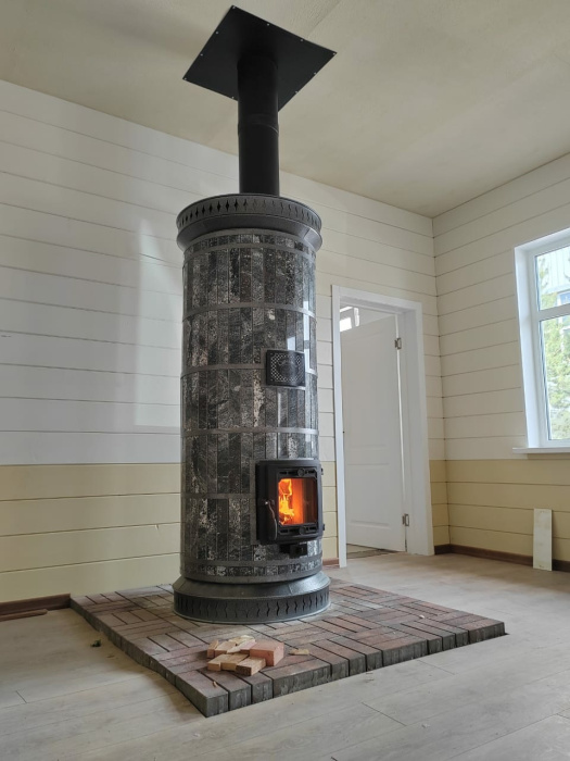 Печь отопительная "СУДАРЫНЯ" в амфиболите