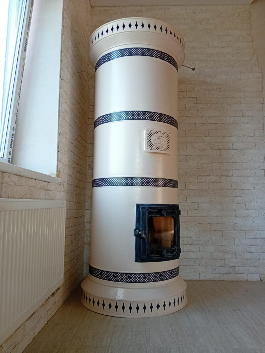 Печь круглая отопительная "ЛАДЬЯ"