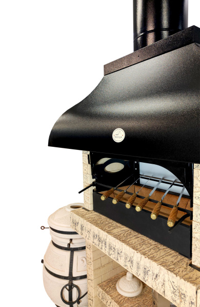 Модуль "МАНГАЛ+КАЗАН+ТАНДЫР" (береза)