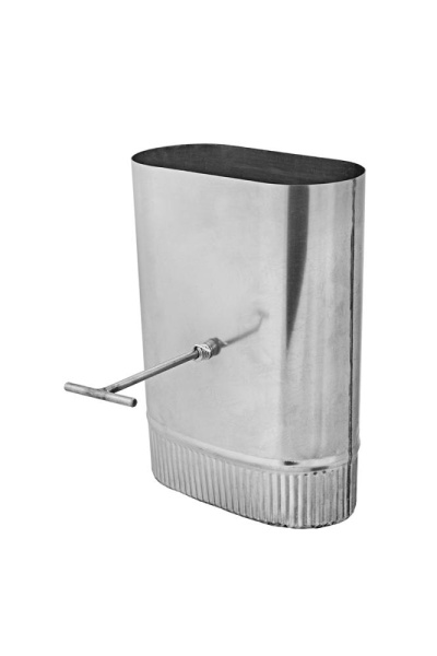 Заслонка поворотная овальная