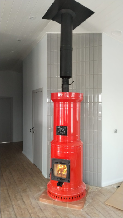 Печь круглая отопительная "ГОЛЛАНДКА КДМ-15"