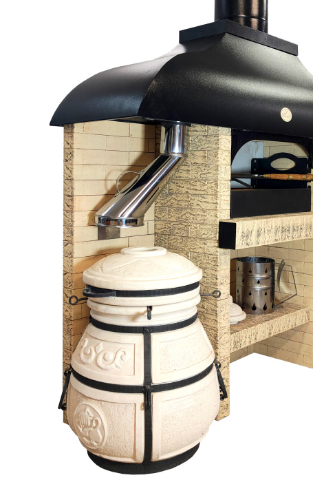 Модуль "МАНГАЛ+КАЗАН+ТАНДЫР" (береза)