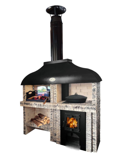 Модуль "КАЗАН+МАНГАЛ" (береза)