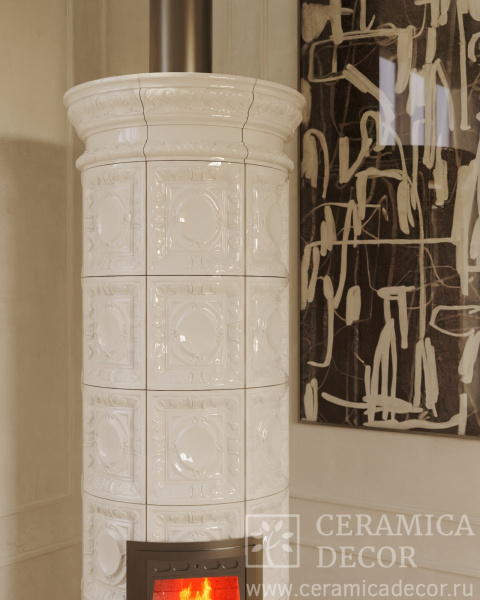 Печь отопительная "ВЕНСКАЯ" в изразце