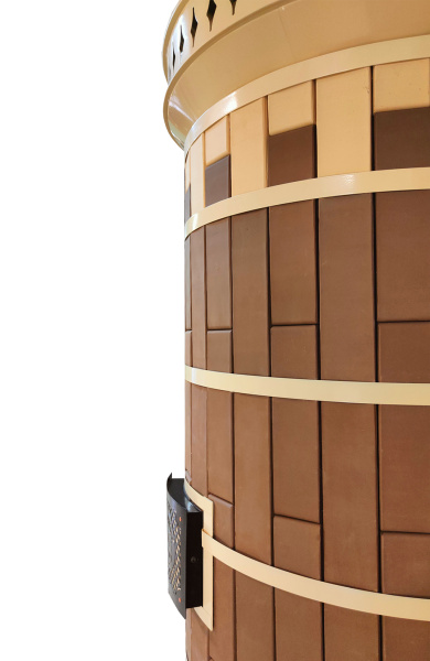 Печь отопительная "СУДАРЫНЯ" в кирпичной облицовке Керма-Лето