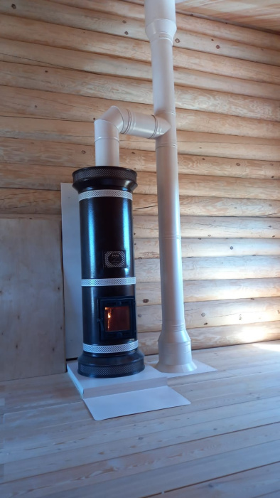 Печь круглая отопительная "ЛИРА"