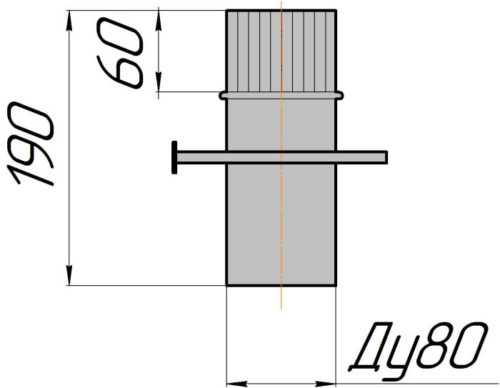 Шибер притока Ду80