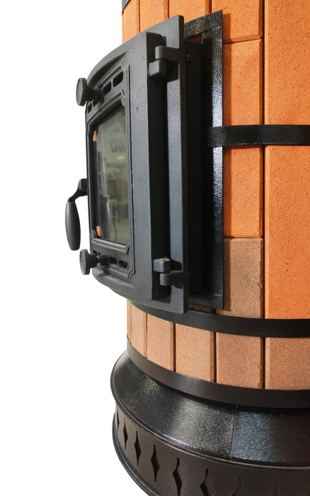 Печь отопительная "ЛАДУШКА" в кирпичной облицовке