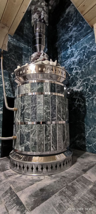 Печь банная «РУССКАЯ БАНЯ» в змеевике