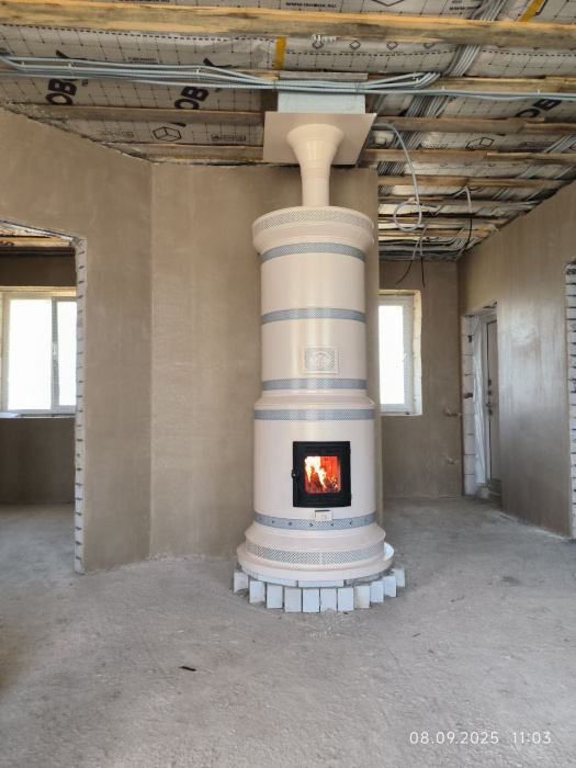 Печь круглая отопительная "ГОЛЛАНДКА КДМ-40"