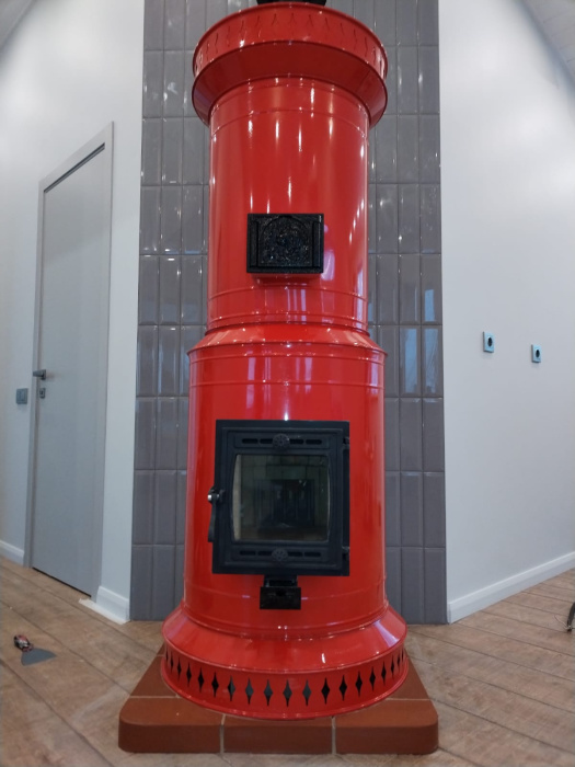 Печь круглая отопительная "ГОЛЛАНДКА КДМ-15"