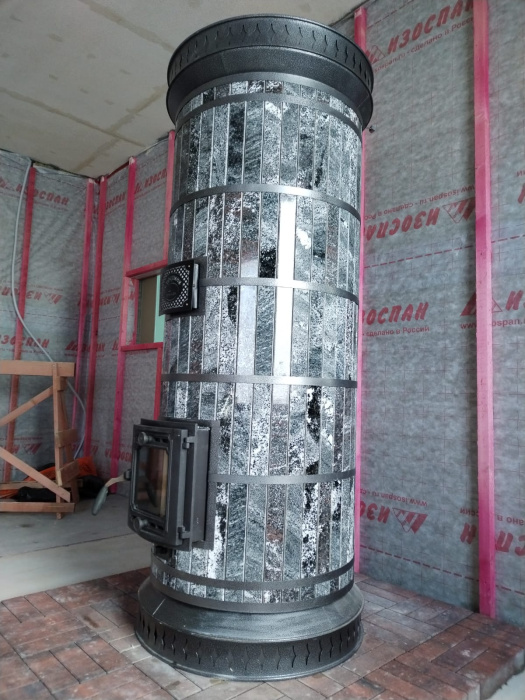 Печь отопительная "СУДАРЫНЯ" в змеевике