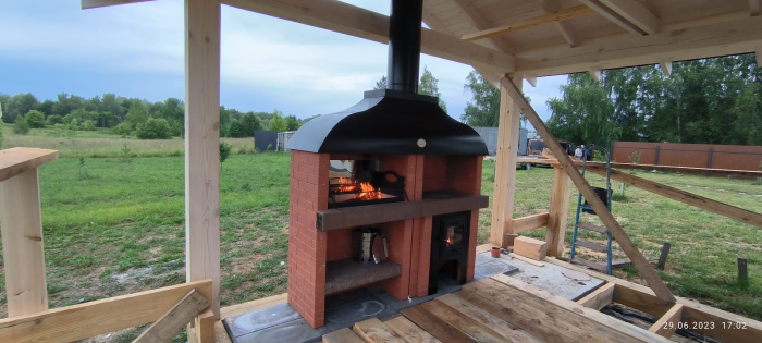 Модуль "КАЗАН+МАНГАЛ" (шоколад)