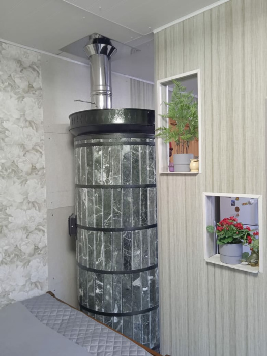 Печь отопительная "СУДАРЫНЯ" в змеевике