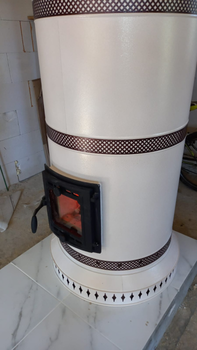 Печь круглая отопительная "ЛАДЬЯ"