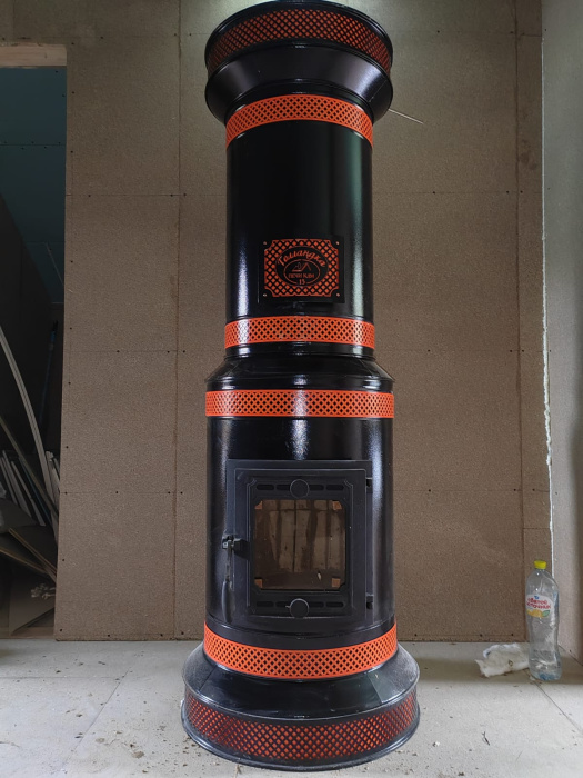 Печь круглая отопительная "ГОЛЛАНДКА КДМ-15"