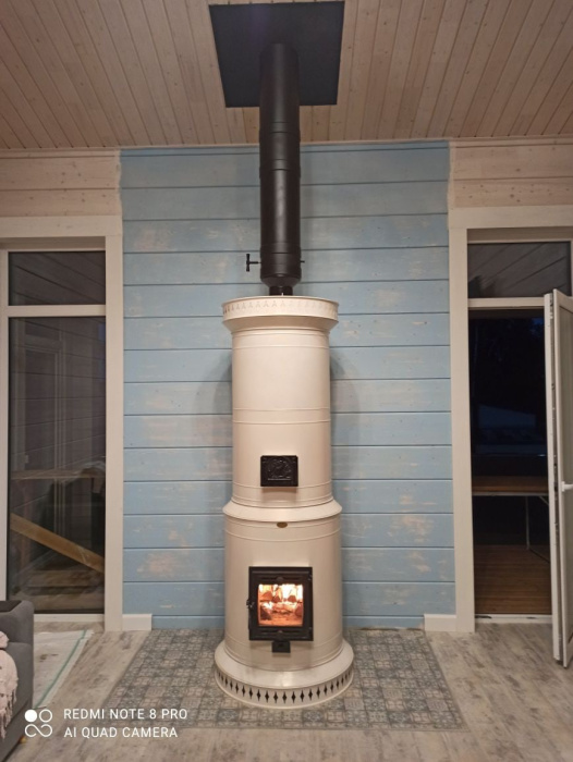 Печь круглая отопительная "ГОЛЛАНДКА КДМ-30"