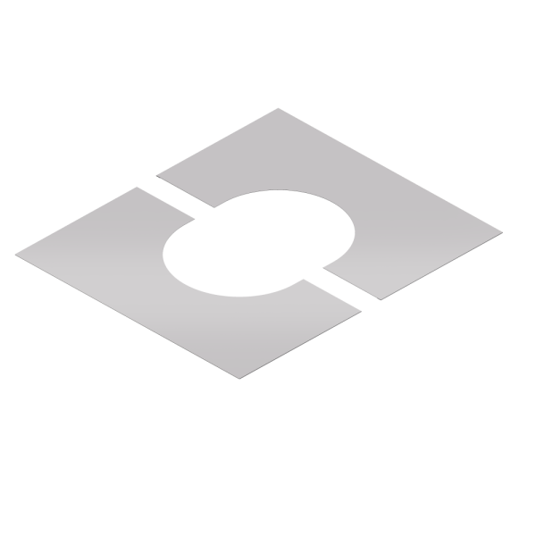 Накладка РАЗЪЕМНАЯ узла прохода перекрытия