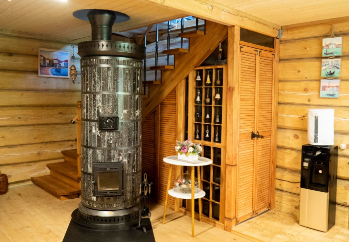 Печь отопительная "СУДАРЫНЯ" в амфиболите