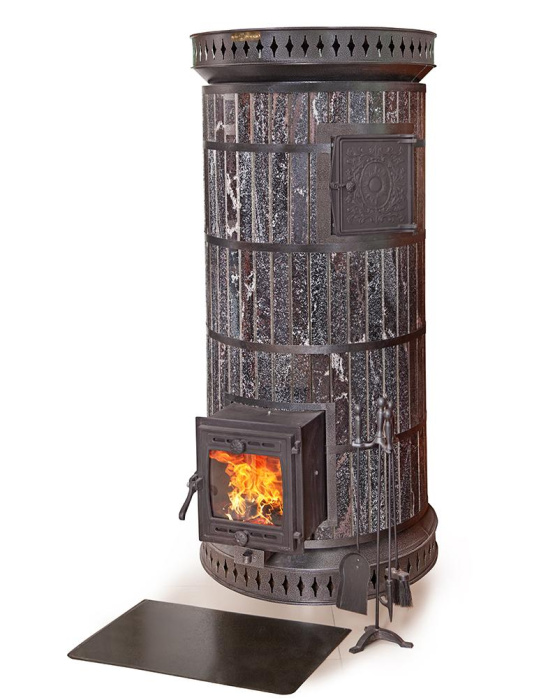 Печь банная «РУССКАЯ БАНЯ» С ЗАКРЫТОЙ КАМЕНКОЙ в амфиболите