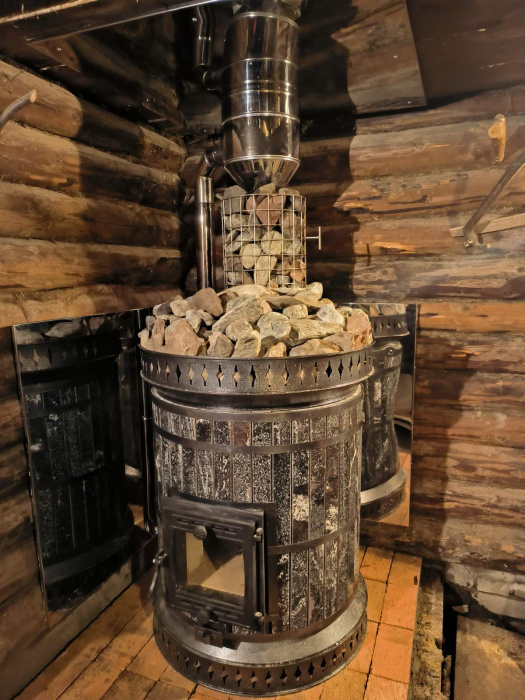 Печь банная «РУССКАЯ БАНЯ» в амфиболите