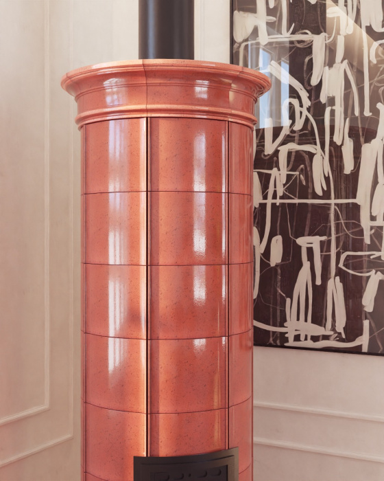 Печь отопительная "ПЕТРОГРАДСКАЯ" в изразце