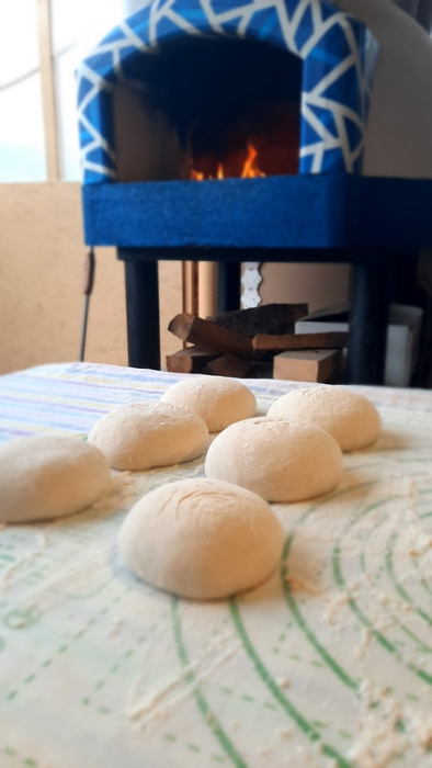 Печь помпейская "ПОМПЕЙКА-800" с подставкой