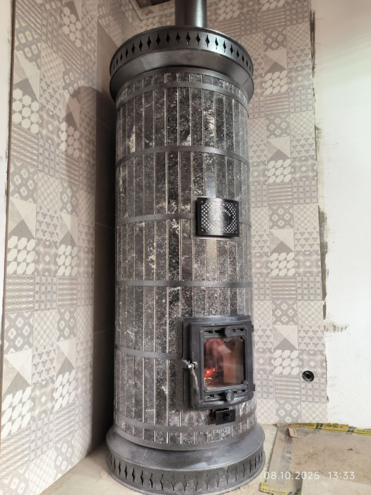Печь отопительная "СУДАРЫНЯ" в амфиболите