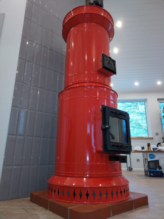 Печь круглая отопительная "ГОЛЛАНДКА КДМ-15"