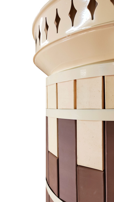 Печь отопительная "ЛАДУШКА" в кирпичной облицовке Керма-Лето