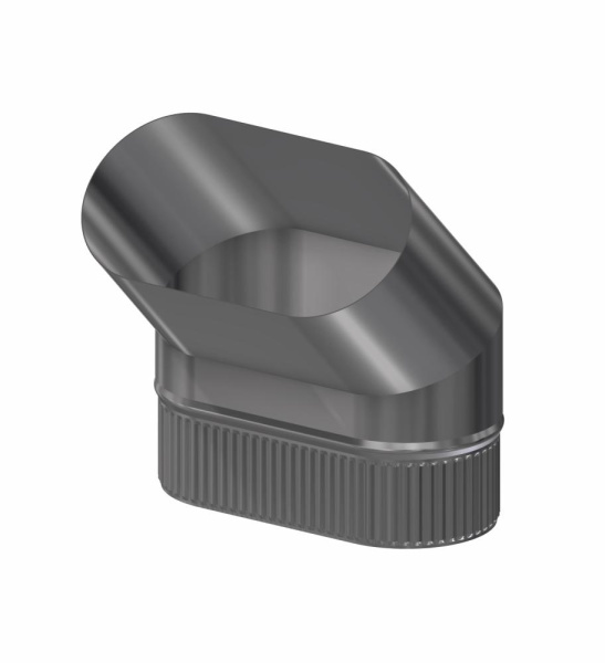 Отвод овальный 45°