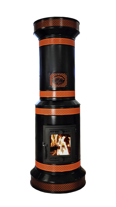 Печь круглая отопительная "ГОЛЛАНДКА КДМ-15"