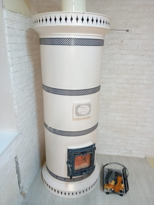 Печь круглая отопительная "ЛАДЬЯ"