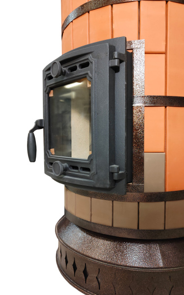 Печь отопительная "ЛАДУШКА" в кирпичной облицовке Керма