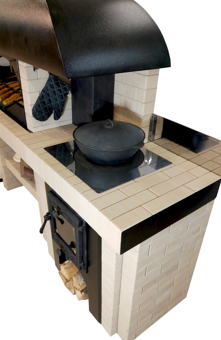 Модуль "МАНГАЛ+КАЗАН+ТАНДЫР" (серебро)