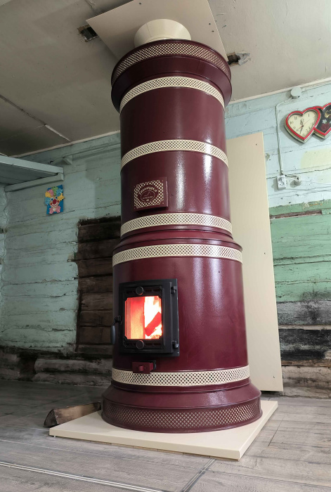 Печь круглая отопительная "ГОЛЛАНДКА КДМ-40"