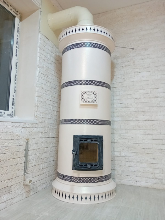 Печь круглая отопительная "ЛАДЬЯ"