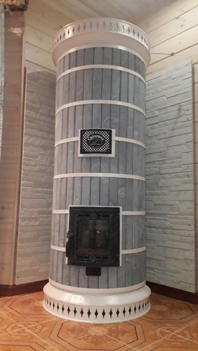 Печь отопительная "СУДАРЫНЯ" в талькохлорите