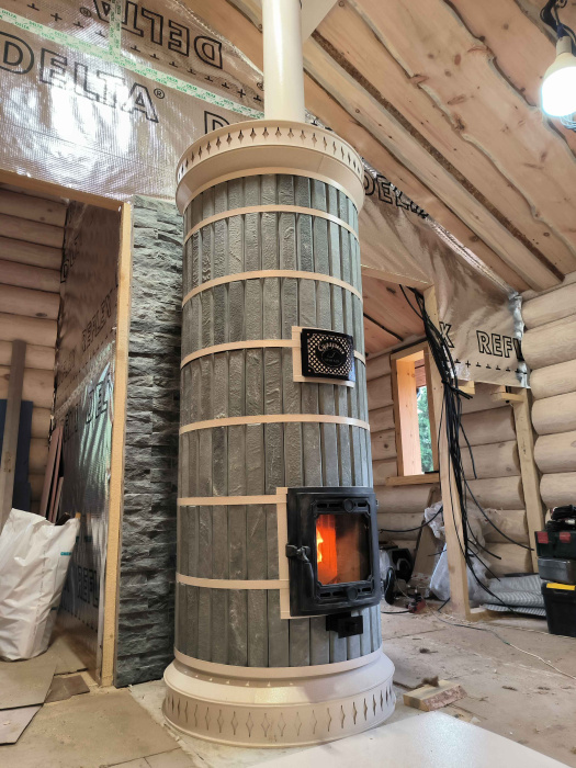 Печь отопительная "СУДАРЫНЯ" в талькохлорите