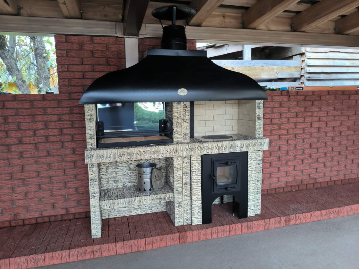 Модуль "КАЗАН+МАНГАЛ" (береза)