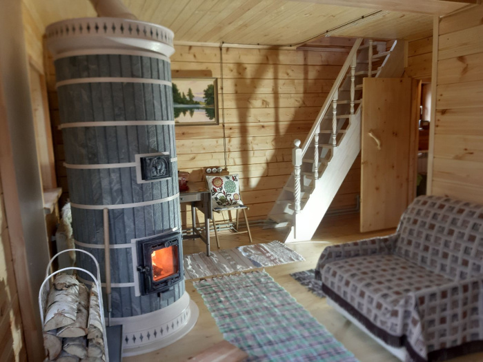 Печь отопительная "СУДАРЫНЯ" в талькохлорите