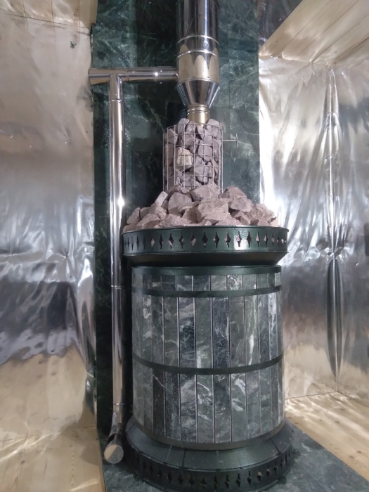 Печь банная «РУССКАЯ БАНЯ» в змеевике